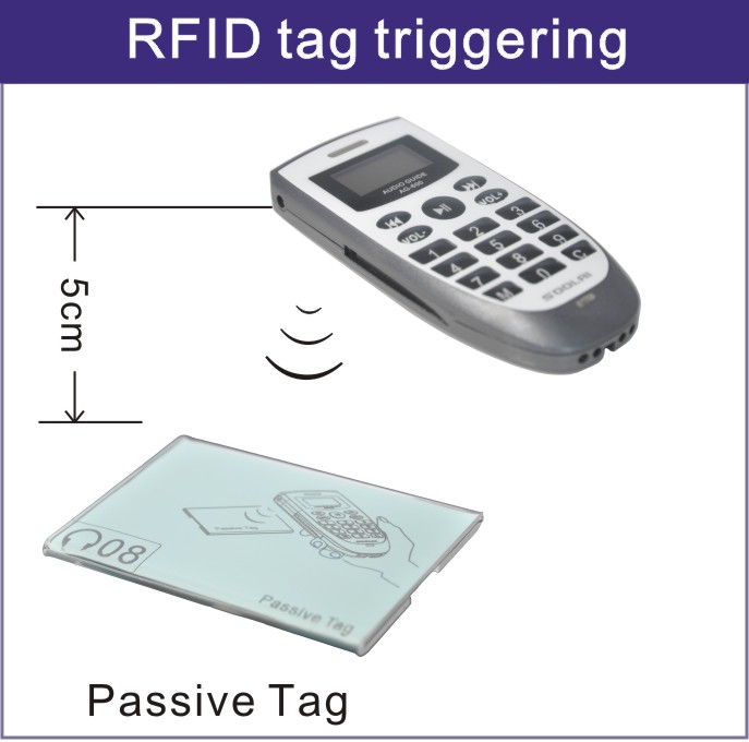 audio guide-passive tag